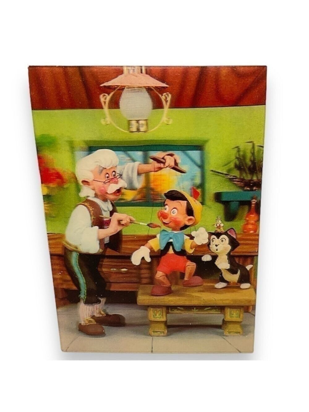 Disney Pinocchio Lenticular Postcard Japan